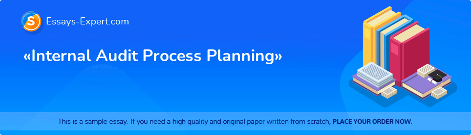 «Internal Audit Process Planning»